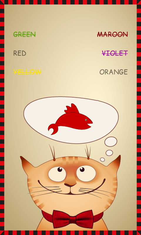 Learn colors while playing